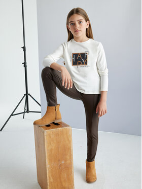 Mayoral Mayoral Leggings 7750 Smeđa Slim Fit