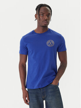Versace Jeans Couture Versace Jeans Couture T-Shirt 79GAHT00 CJ00T Modrá Regular Fit