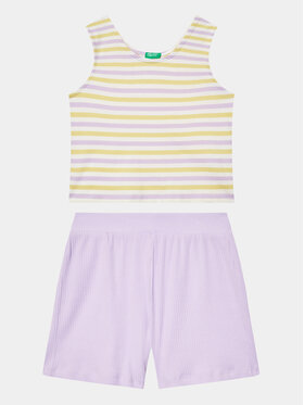 United Colors Of Benetton United Colors Of Benetton Komplekti kuuluvad ja šortsid 3NVVCK008 Värviline Regular Fit