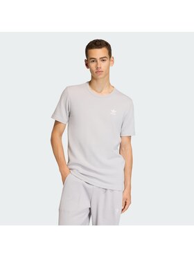 adidas adidas T-Shirt Trefoil Essentials Waffle KE1203 Grau Regular Fit