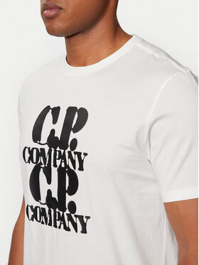 C.P. Company T-shirt 16CMTS137A005100W Bijela Regular Fit