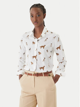 Barbour Barbour Košeľa Safari LSH1357MI91 Biela Relaxed Fit