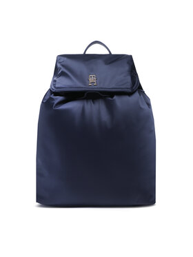Tommy Hilfiger Tommy Hilfiger Раница Th Flow Flap Backpack Solid AW0AW14687 Тъмносин