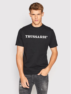 Trussardi Trussardi T-Shirt Logo 52T00589 Schwarz Regular Fit