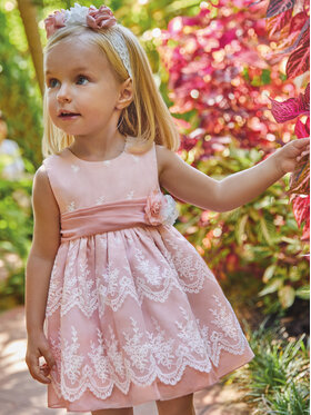 Abel & Lula Abel & Lula Rochie elegantă 5013 Roz Regular Fit