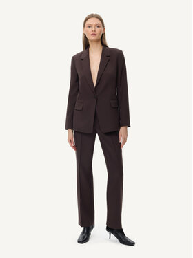 KMX KMX Spodnie materiałowe 809740005 Brązowy Straight Fit