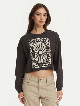 Billabong Billabong Μπλουζάκι Trip Around EBJZT00491 Γκρι Cropped Fit