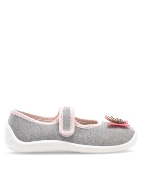 Nelli Blu Nelli Blu Pantofole Balerinki motyl III Grigio