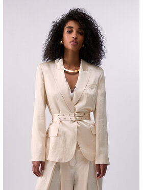 Liu Jo Liu Jo Giacca da abito CA6146T450AP9572 Crema Regular Fit