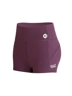 Yeaz Yeaz Szorty sportowe XOXO Fioletowy Slim Fit