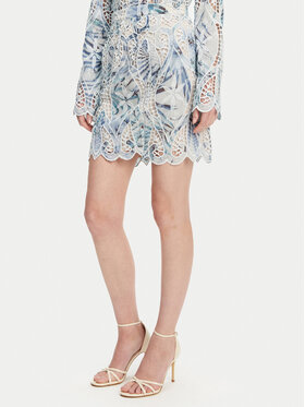 Guess Guess Miniszoknya W5GD1T WHAD2 Kék Regular Fit