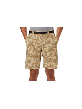 Columbia Columbia Szorty sportowe Columbia Silver Ridge Printed Cargo Short Brązowy Regular Fit