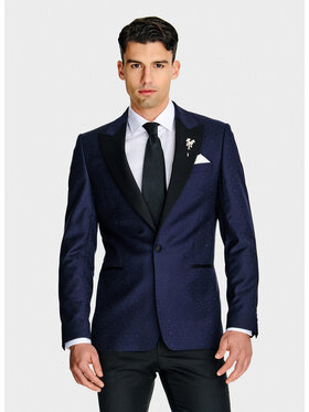 Pako Lorente Pako Lorente Marynarka P26SP-3S-003 Granatowy Slim Fit