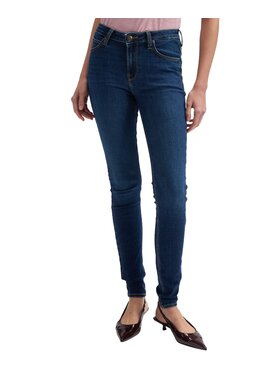 Lee Lee Jeansy 112376761 Granatowy Skinny Fit