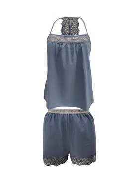 Emporio Armani Emporio Armani Pigiama Pj set - Emporio Armani - donna - pizzo Blu Regular Fit