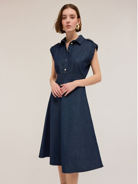 Motivi Motivi Vestito da giorno 7157Q003233N034 Blu Slim Fit