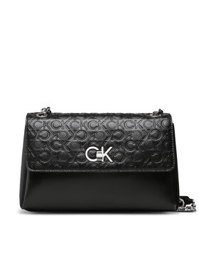 Calvin Klein Calvin Klein Kabelka Re-Lock Ew Cony Crossbody-Emb Mn K60K610919 Černá