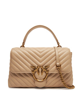 PINKO PINKO Rankinė Love Lady Puff Classic Cl PE 25 PLTT 100043 A0GK Smėlio