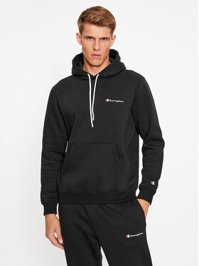 Champion Champion Džemperis Hooded Sweatshirt 219208 Juoda Comfort Fit