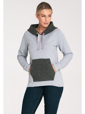 FIGL FIGL Mikina M1045 Šedá Regular Fit