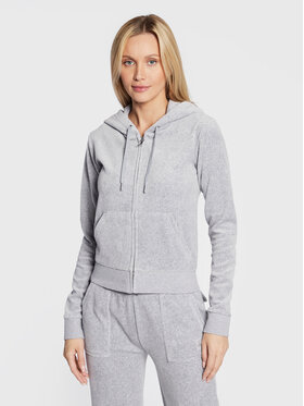 Juicy Couture Juicy Couture Mikina Robertson JCAP176 Šedá Slim Fit