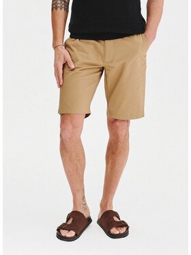 Pako Lorente Pako Lorente Szorty materiałowe P25SN-WS-007 Beżowy Classic Fit
