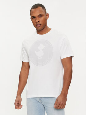 Save The Duck Save The Duck Tricou DT1716M BESY18 Alb Regular Fit