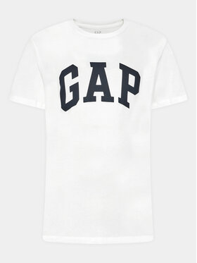 Gap Gap Тишърт 550338-06 Бял Regular Fit
