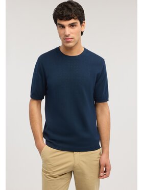 Trussardi Trussardi Sweter M0588000063N034 Niebieski Regular Fit