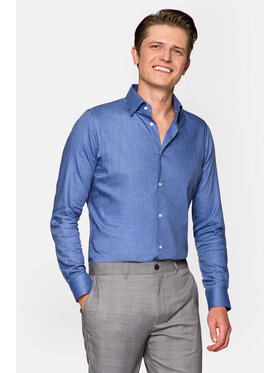 Lancerto Lancerto Koszula Patricia KO051221000036 Niebieski Slim Fit