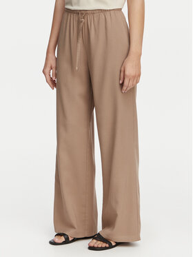 ONLY ONLY Riidest püksid Laris 15364313 Beež Relaxed Fit