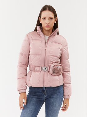 Guess Guess Kurtka zimowa Lucia W3BL19 WEX12 Różowy Regular Fit