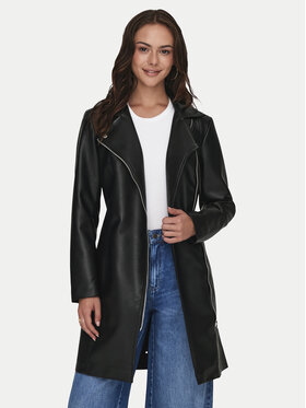 JDY JDY Демісезонний плащ Yetta 15328148 Чорний Regular Fit