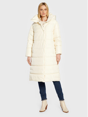 Trussardi Trussardi Geacă de iarnă 56S00792 Écru Relaxed Fit