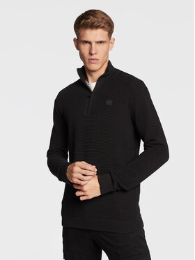 Solid Solid Maglione Valencia 21106433 Nero Regular Fit