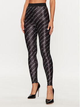 Versace Jeans Couture Versace Jeans Couture Leggings 75HAC101 Fekete Slim Fit