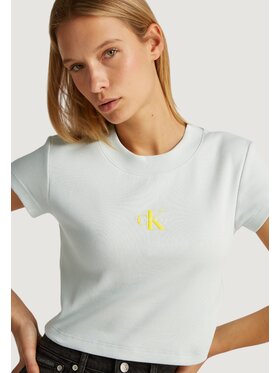 Calvin Klein Jeans Calvin Klein Jeans T-Shirt MONOGRAM BABY TEE Πράσινο Casual Fit