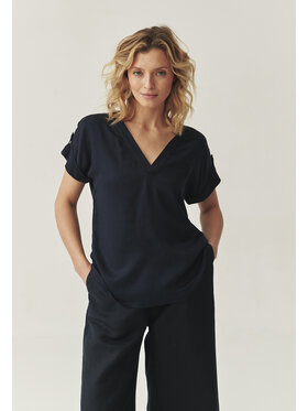 TATUUM TATUUM Blúzka ALEA 1 Tmavomodrá Loose Fit