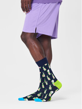Happy Socks Happy Socks Дълги чорапи unisex BEE01-6500 Тъмносин