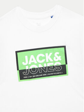 Jack&Jones Junior T-shirt Jcologan 12259922 Bijela Regular Fit