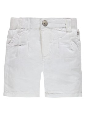 Kanz Kanz Szorty materiałowe 1712915-1000 Biały Basic Fit