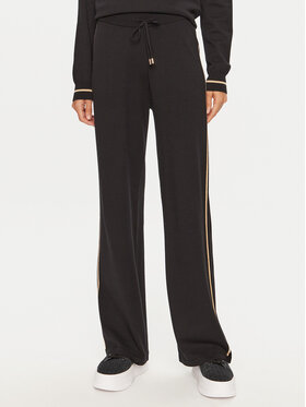 Liu Jo Sport Liu Jo Sport Kalhoty z materiálu TF4315 MS63L Černá Regular Fit