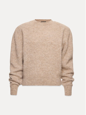 La Mania La Mania Sweter KENZI Beżowy Basic Fit