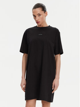 Calvin Klein Jeans Calvin Klein Jeans Každodenné šaty J20J225289 Čierna Relaxed Fit