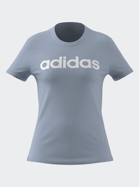 Adidas Majica Essentials Slim Logo T-Shirt IM2832 Svetlo Modra Slim Fit