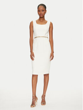 Marciano Guess Marciano Guess Rochie cocktail 5GGK12 7300A Écru Regular Fit