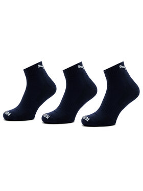 Puma Puma Sada 2 párů vysokých ponožek unisex Cushioned Quarter 3P Unisex 907943 Tmavomodrá
