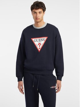 Guess Jeans Guess Jeans Mikina 165579 Modrá Classic Fit