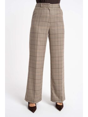CLICK CLICK Παντελόνι υφασμάτινο 30-363 Μπεζ Wide Fit