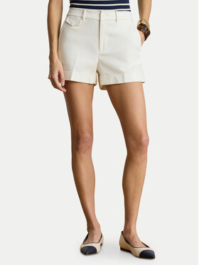 LAUREN RALPH LAUREN LAUREN RALPH LAUREN Kratke hlače iz tkanine 200925278001 Bela Straight Fit